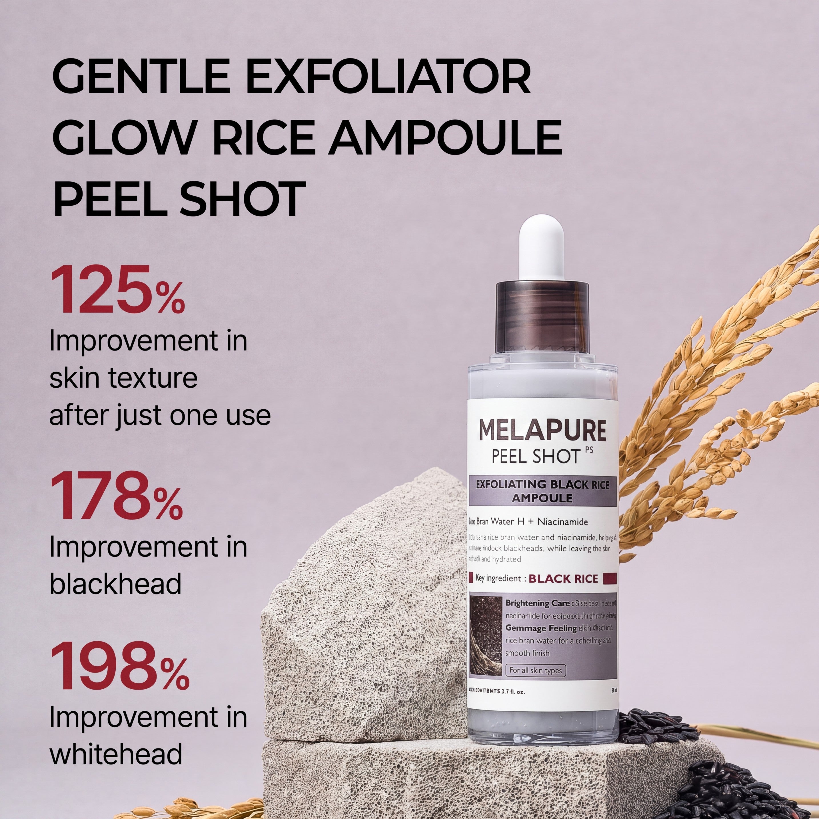 Peel Shot Glow Black Rice Ampoule